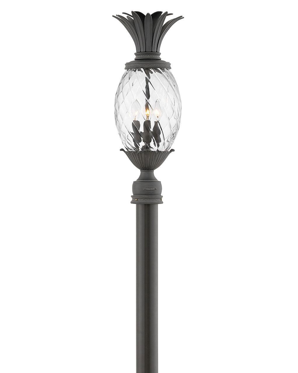 Plantation LED Post Top or Pier Mount Lantern in Museum Black - available from The Lighting Shoppe, trusted by Canadian homeowners