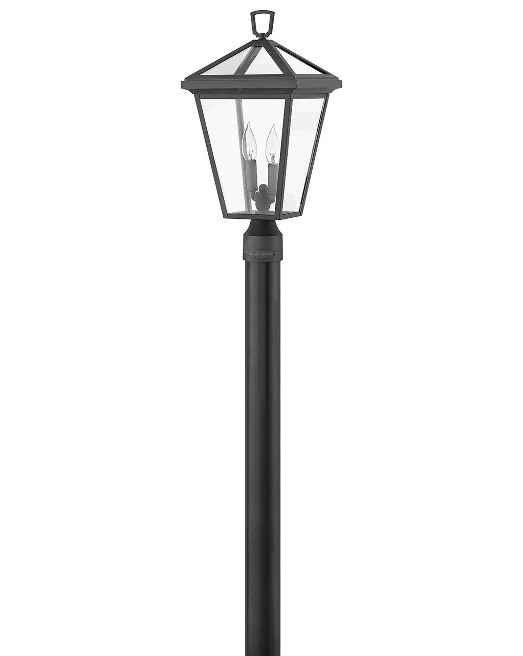 Alford Place LED Post Top or Pier Mount Lantern in Museum Black - available from The Lighting Shoppe, trusted by Canadian homeowners