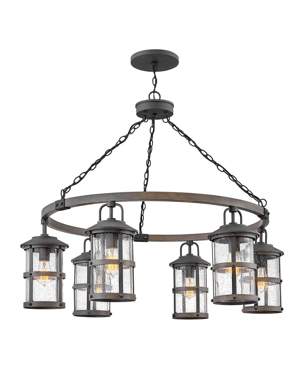 Hinkley Canada - 2689DZ-LV - LED Chandelier - Lakehouse - Aged Zinc