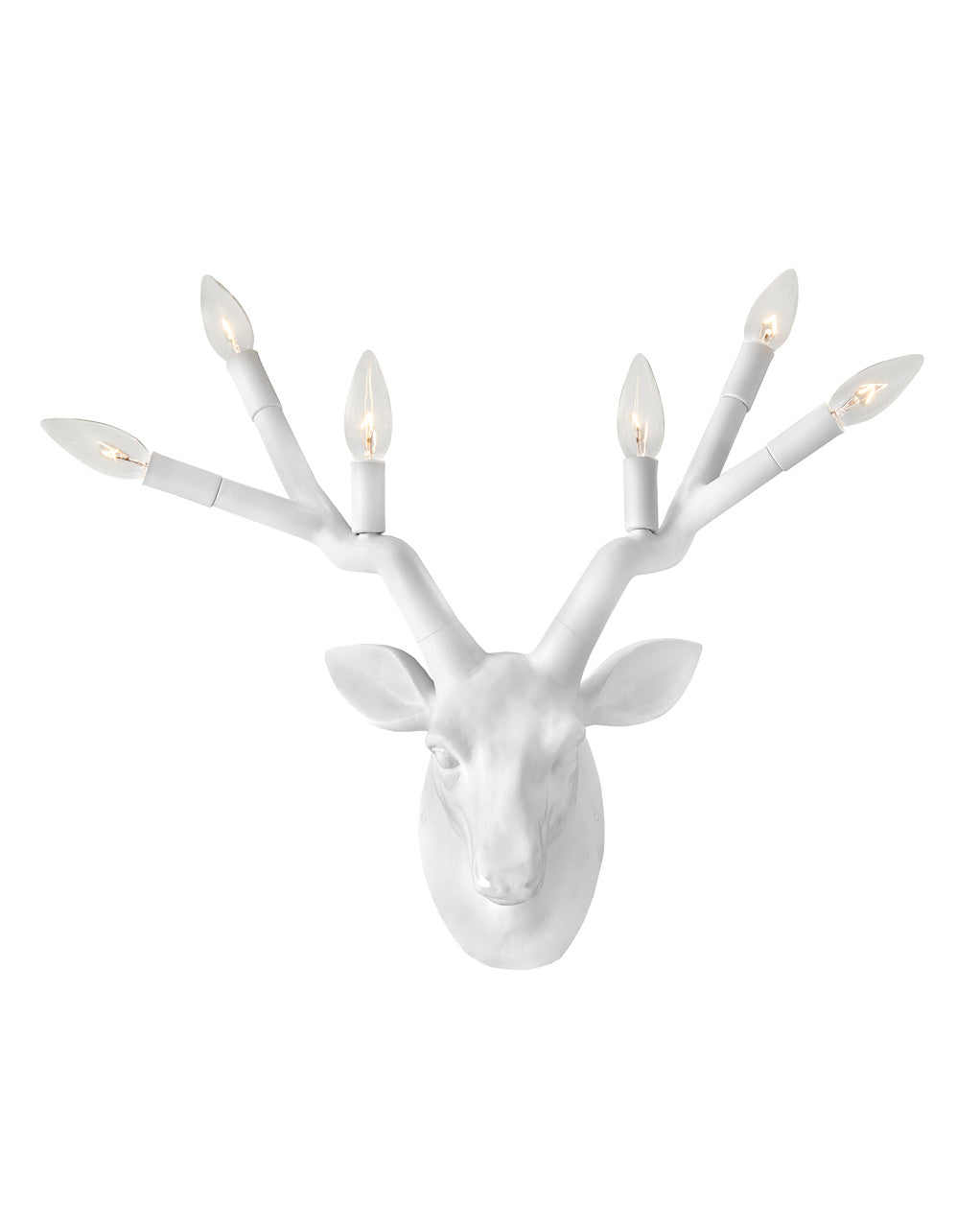 Stag LED Wall Sconce in Chalk White - available from The Lighting Shoppe, trusted by Canadian homeowners