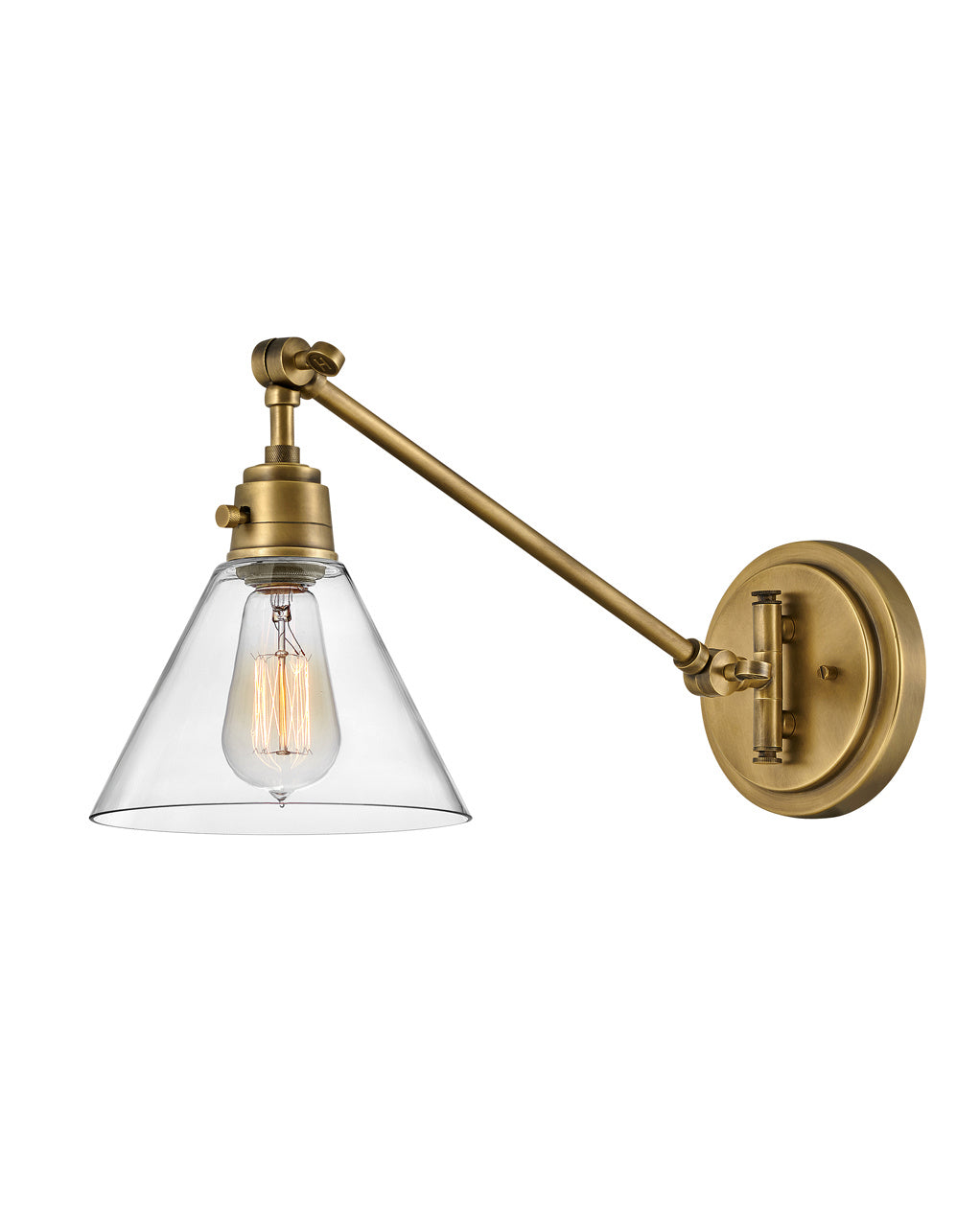 Arti LED Wall Sconce in Heritage Brass - available from The Lighting Shoppe, trusted by Canadian homeowners