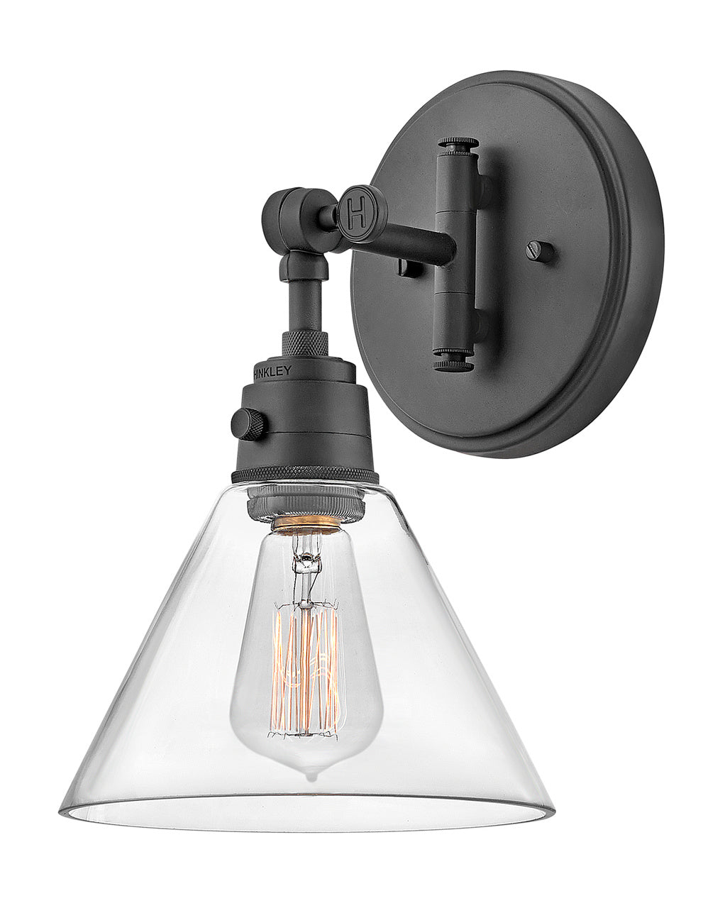 Arti LED Wall Sconce in Black - available from The Lighting Shoppe, trusted by Canadian homeowners