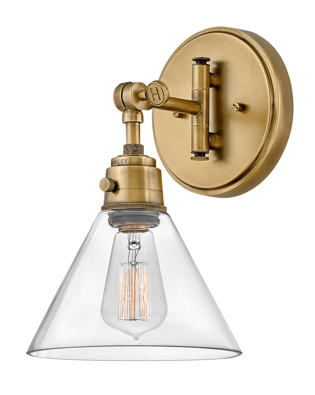 Arti LED Wall Sconce in Heritage Brass - available from The Lighting Shoppe, trusted by Canadian homeowners