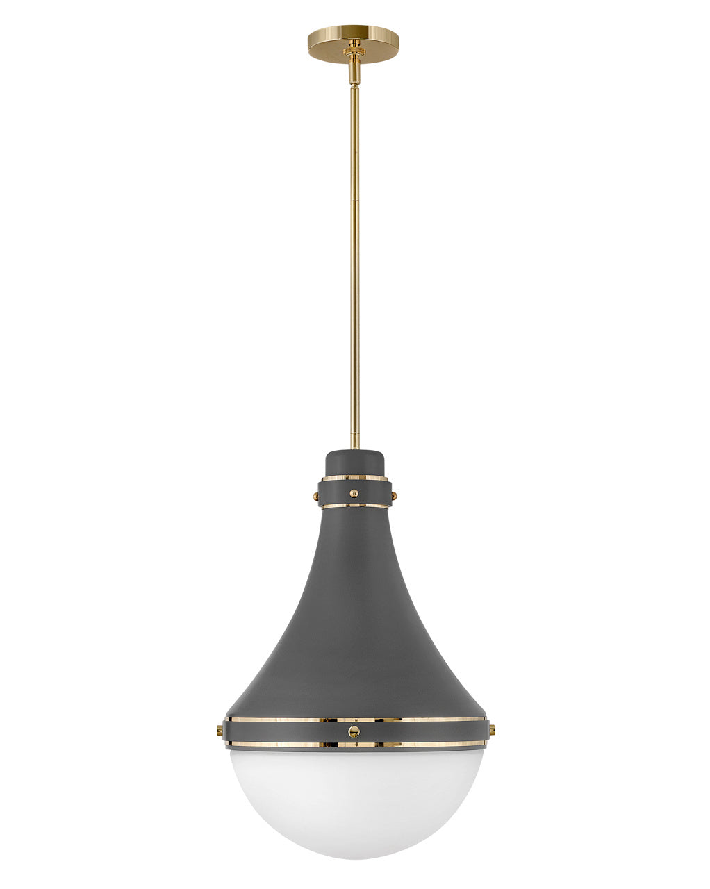 Hinkley Canada - 39054DMG - LED Pendant - Oliver - Dark Matte Grey