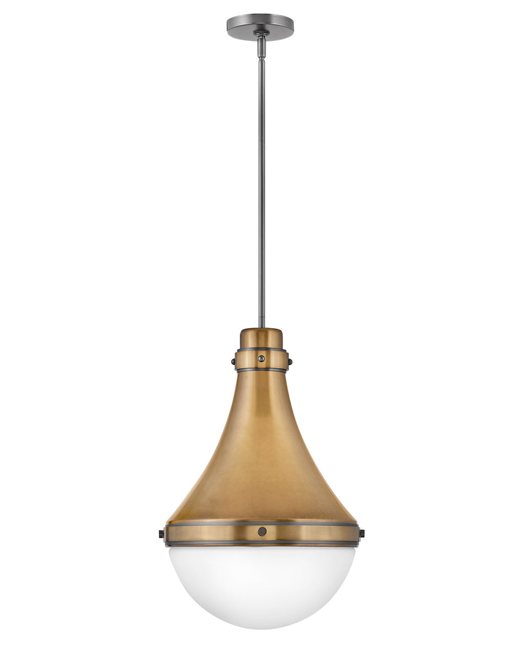 Hinkley Canada - 39054HB - LED Pendant - Oliver - Heritage Brass