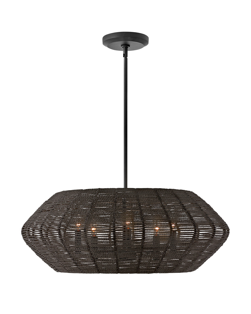 Luca LED Chandelier in Black - available from The Lighting Shoppe, trusted by Canadian homeowners