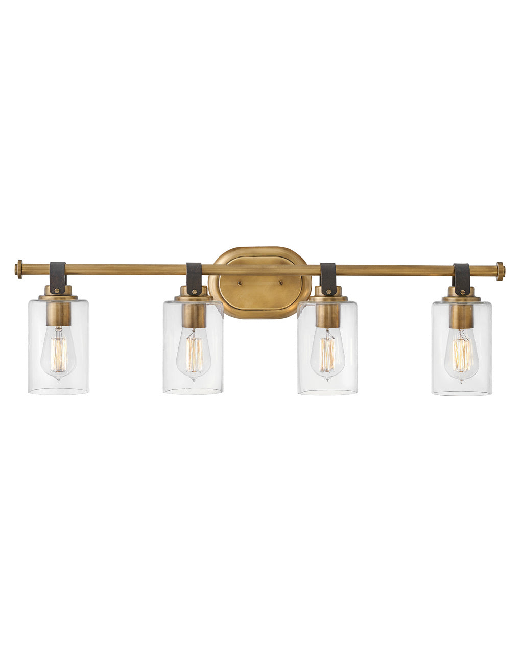 Halstead LED Vanity in Heritage Brass - available from The Lighting Shoppe, trusted by Canadian homeowners