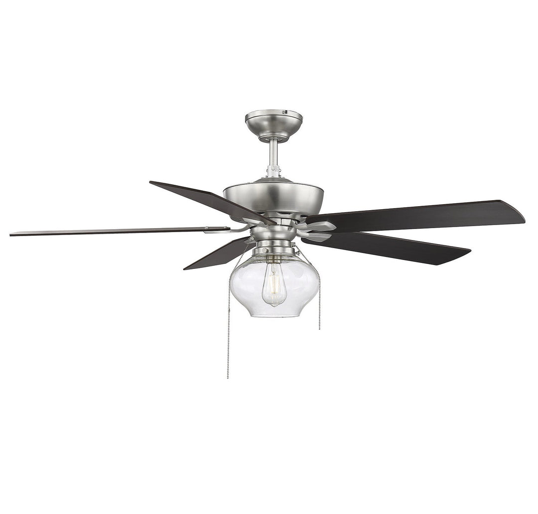 Meridian - M2009BN - 52"Ceiling Fan - Mceil - Brushed Nickel