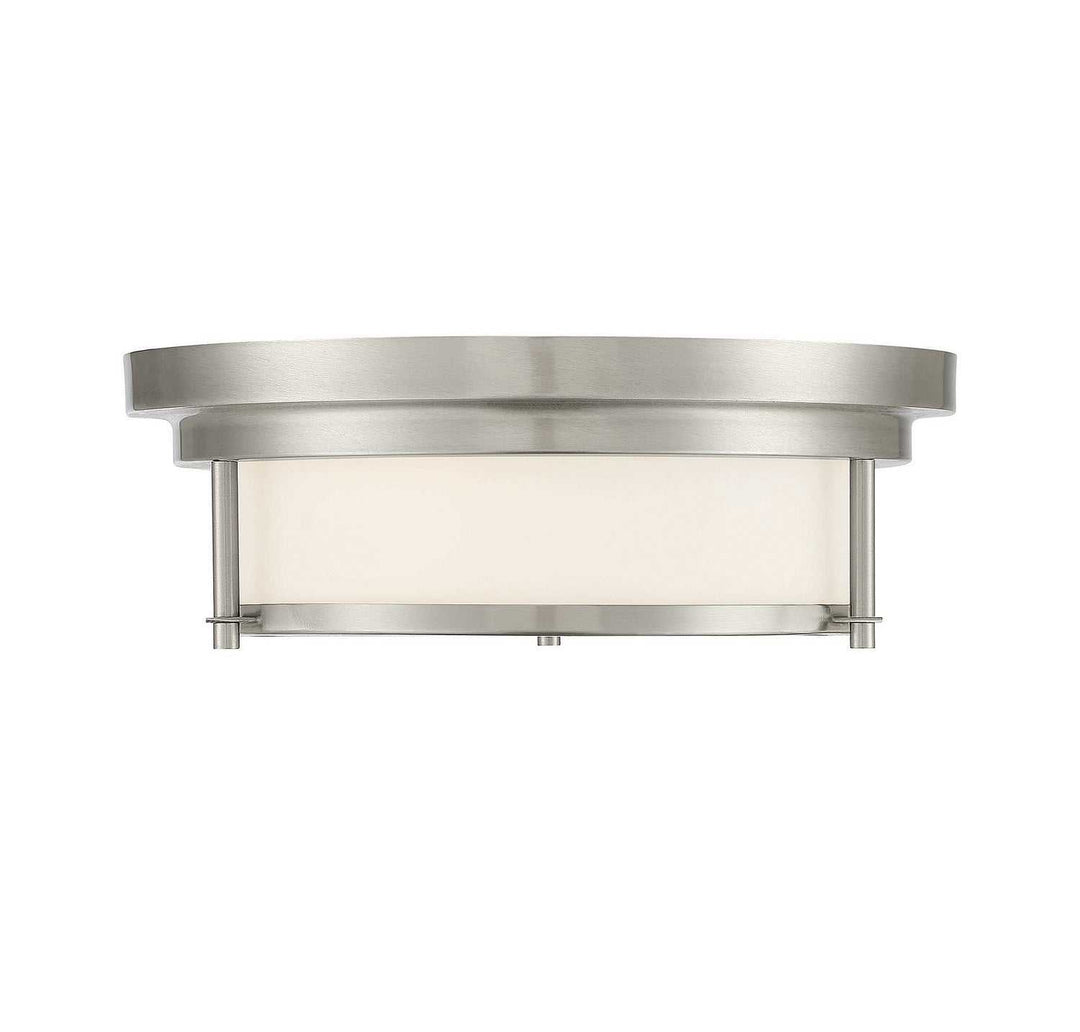 Meridian - M60062BN - Two Light Flush Mount - Brushed Nickel