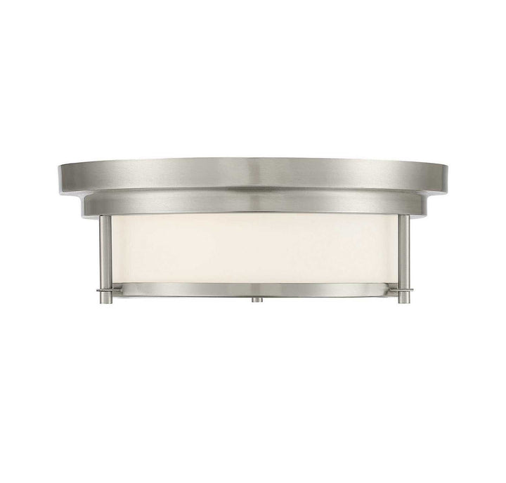 Meridian - M60062BN - Two Light Flush Mount - Brushed Nickel
