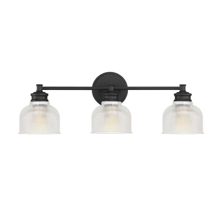 Meridian - M80035MBK - Three Light Bathroom Vanity Light - Mbath - Matte Black