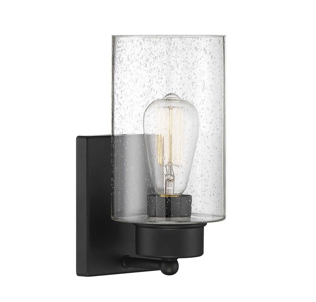 Meridian - M90013MBK - One Light Wall Sconce - Mscon - Matte Black