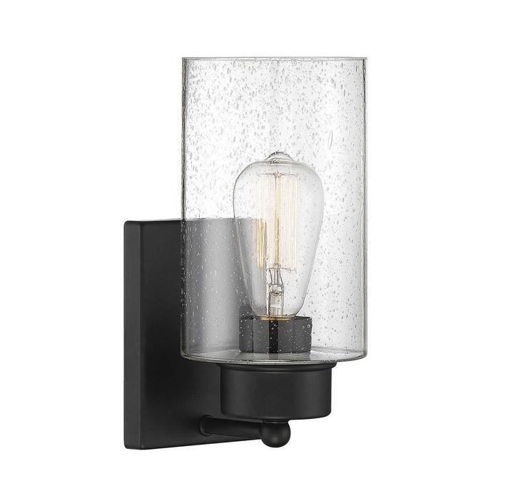 Meridian - M90013MBK - One Light Wall Sconce - Mscon - Matte Black
