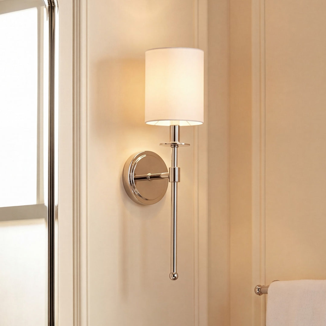 Meridian - M90057PN - One Light Wall Sconce - Polished Nickel