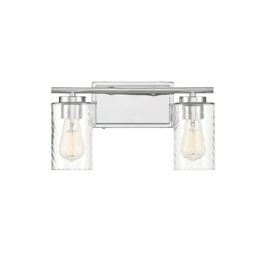 Meridian - M80037CH - Two Light Bathroom Vanity Light - Mbath - Chrome