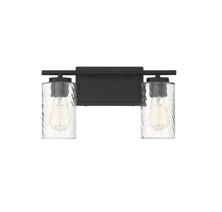 Meridian - M80037MBK - Two Light Bathroom Vanity Light - Mbath - Matte Black