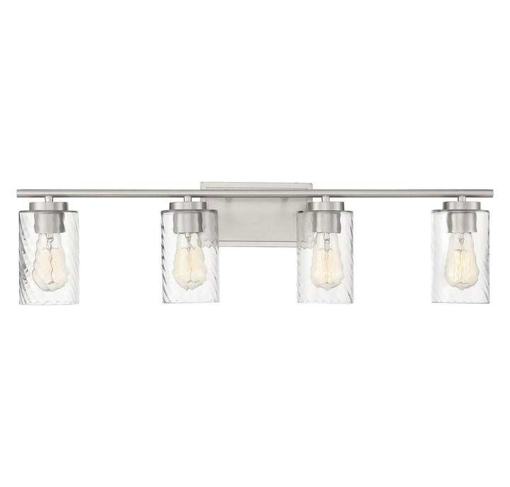 Meridian - M80039BN - Four Light Bathroom Vanity Light - Mbath - Brushed Nickel