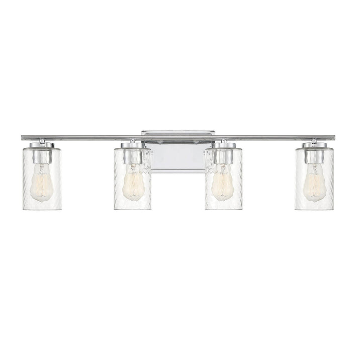 Meridian - M80039CH - Four Light Bathroom Vanity Light - Mbath - Chrome