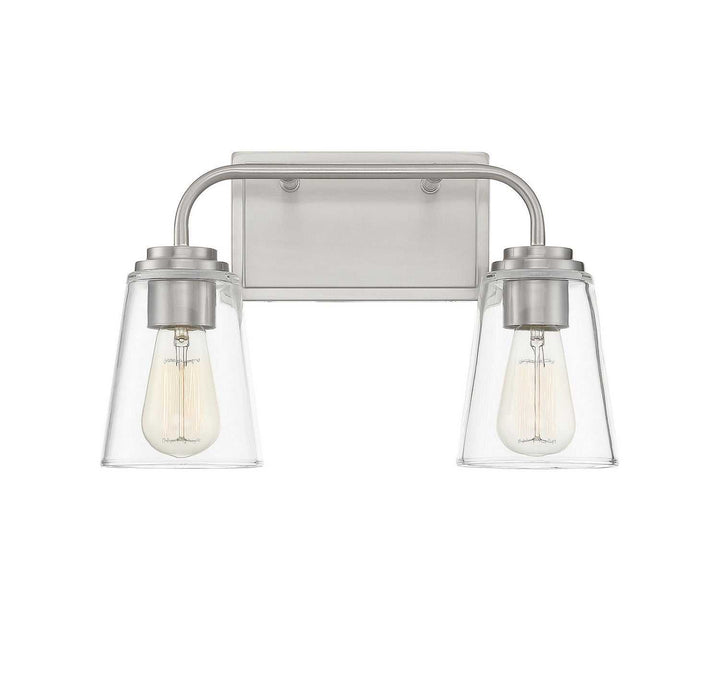 Meridian - M80043BN - Two Light Bathroom Vanity Light - Mbath - Brushed Nickel