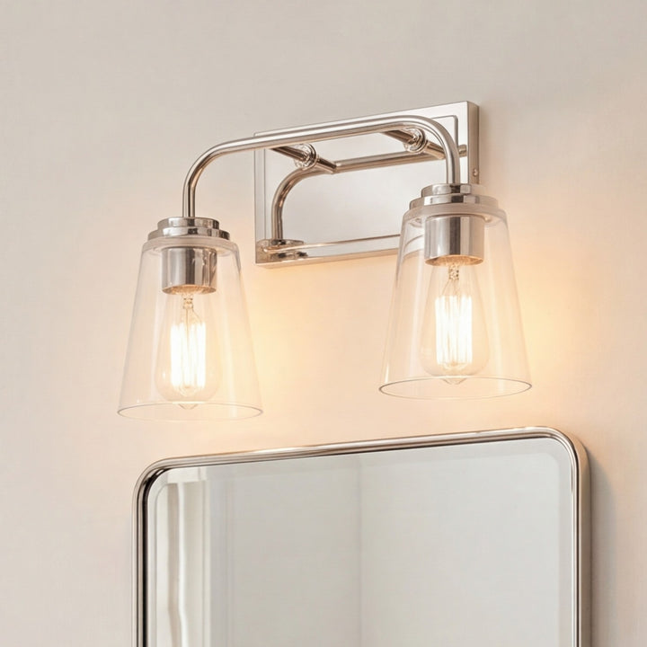 Meridian - M80043PN - Two Light Bathroom Vanity - Mbath - Polished Nickel