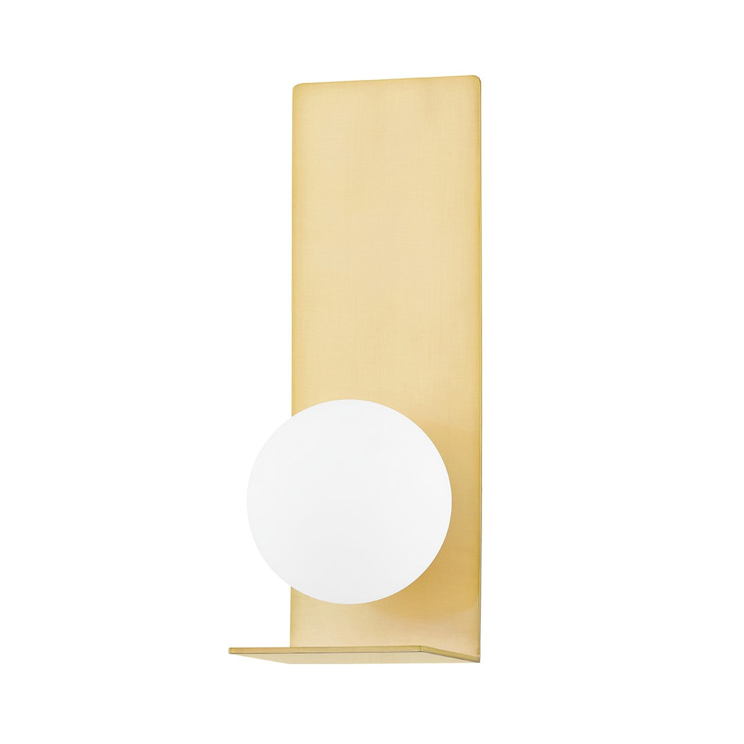 Lani LED Wall Sconce in Aged Brass - available from The Lighting Shoppe, trusted by Canadian homeowners