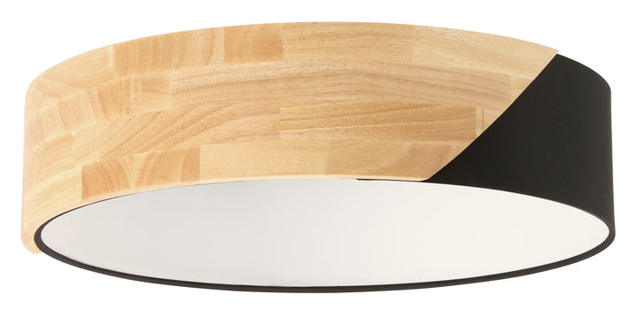 Eglo Canada - 99388A - Two Light Ceiling Mount - Grimaldino - Light Wood And Black