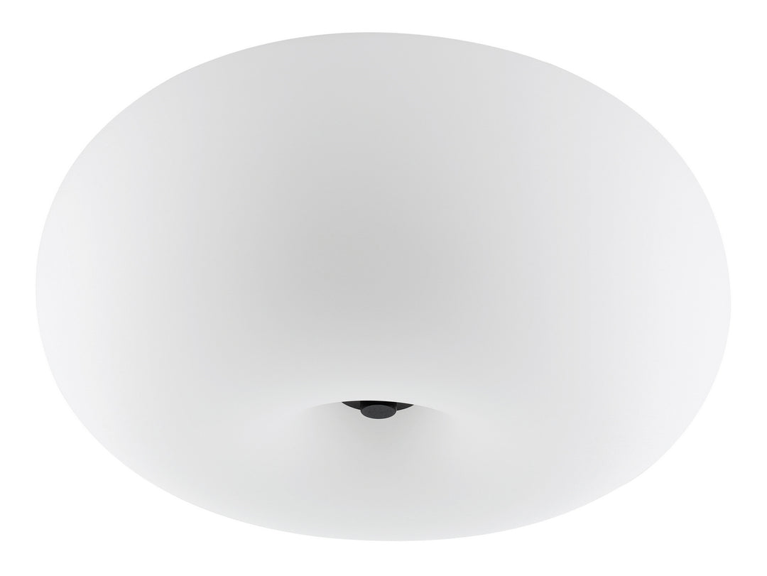 Optica LED Ceiling Mount in Black - available from The Lighting Shoppe, trusted by Canadian homeowners