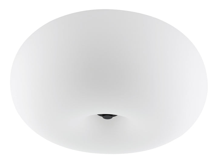 Optica LED Ceiling Mount in Black - available from The Lighting Shoppe, trusted by Canadian homeowners