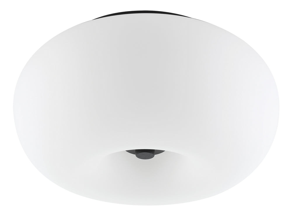 Optica LED Ceiling Mount in Black - available from The Lighting Shoppe, trusted by Canadian homeowners