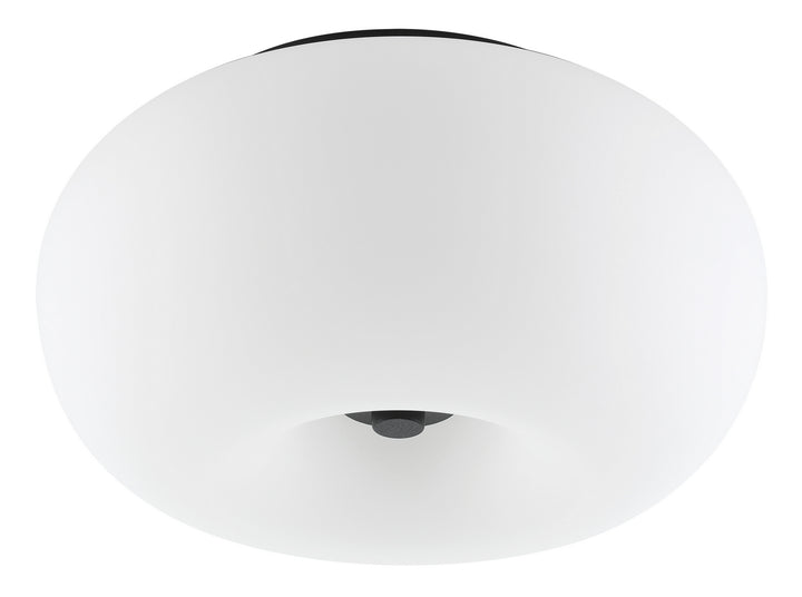 Optica LED Ceiling Mount in Black - available from The Lighting Shoppe, trusted by Canadian homeowners