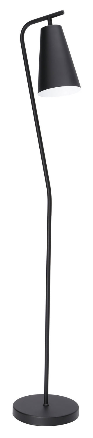 Rekalde One Light Floor Lamp in Black - available from The Lighting Shoppe, trusted by Canadian homeowners