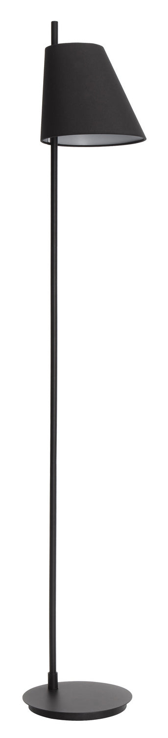 Estaziona One Light Floor Lamp in Structured Black - available from The Lighting Shoppe, trusted by Canadian homeowners