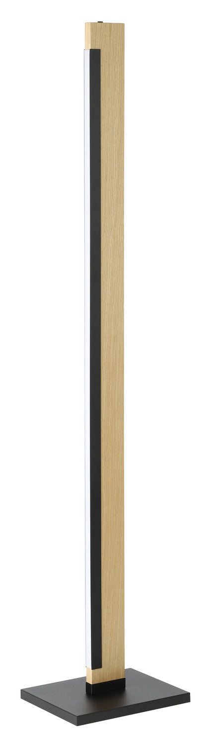 Camacho LED Floor Lamp in Black, Wood - available from The Lighting Shoppe, trusted by Canadian homeowners