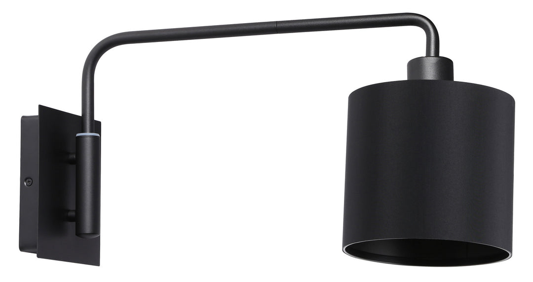 Staiti 1 One Light Wall Sconce in Black - available from The Lighting Shoppe, trusted by Canadian homeowners