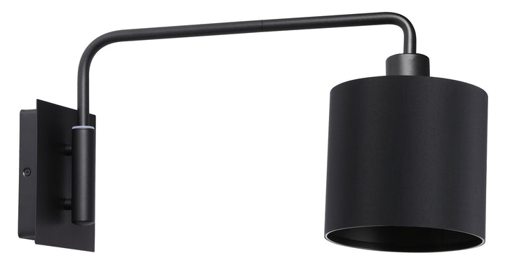 Staiti 1 One Light Wall Sconce in Black - available from The Lighting Shoppe, trusted by Canadian homeowners