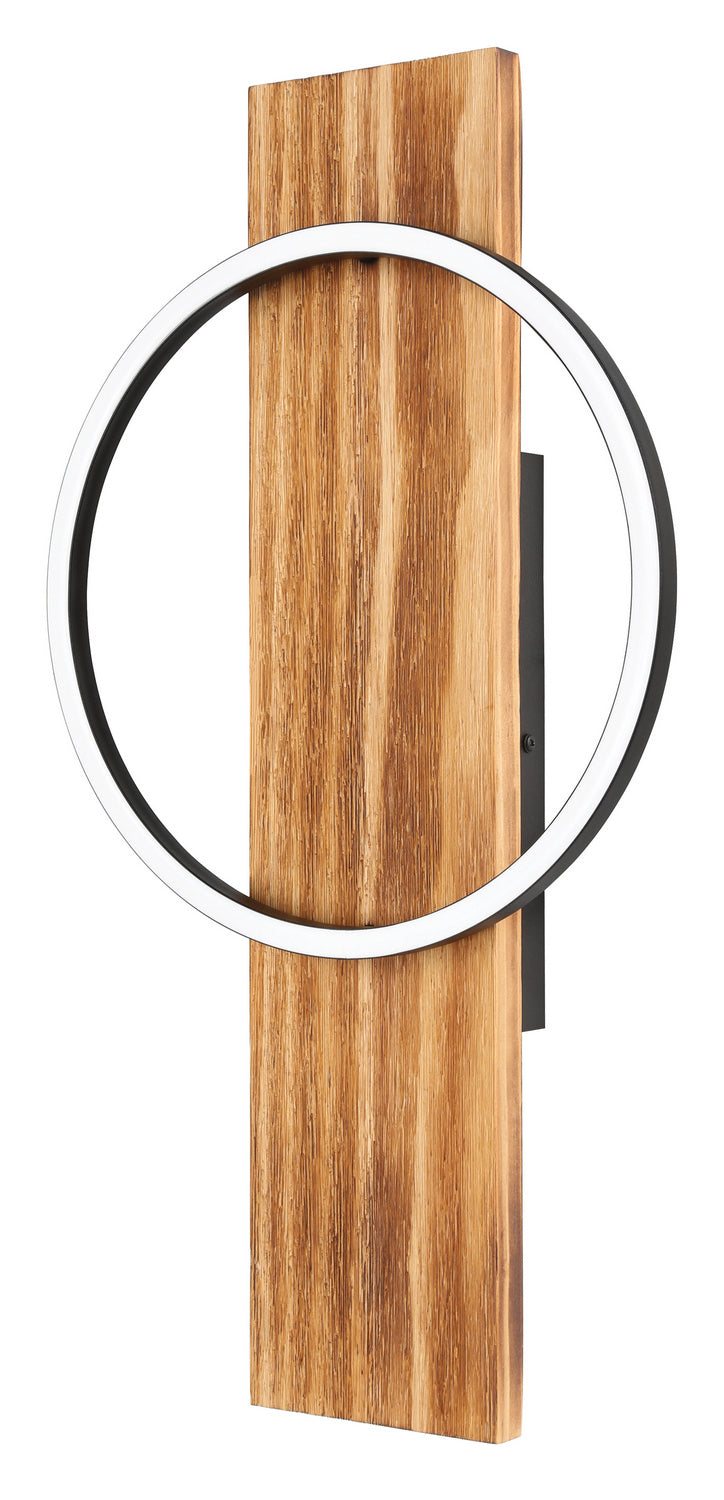 Boyal LED Wall Mount in Brushed Pine Wood - available from The Lighting Shoppe, trusted by Canadian homeowners