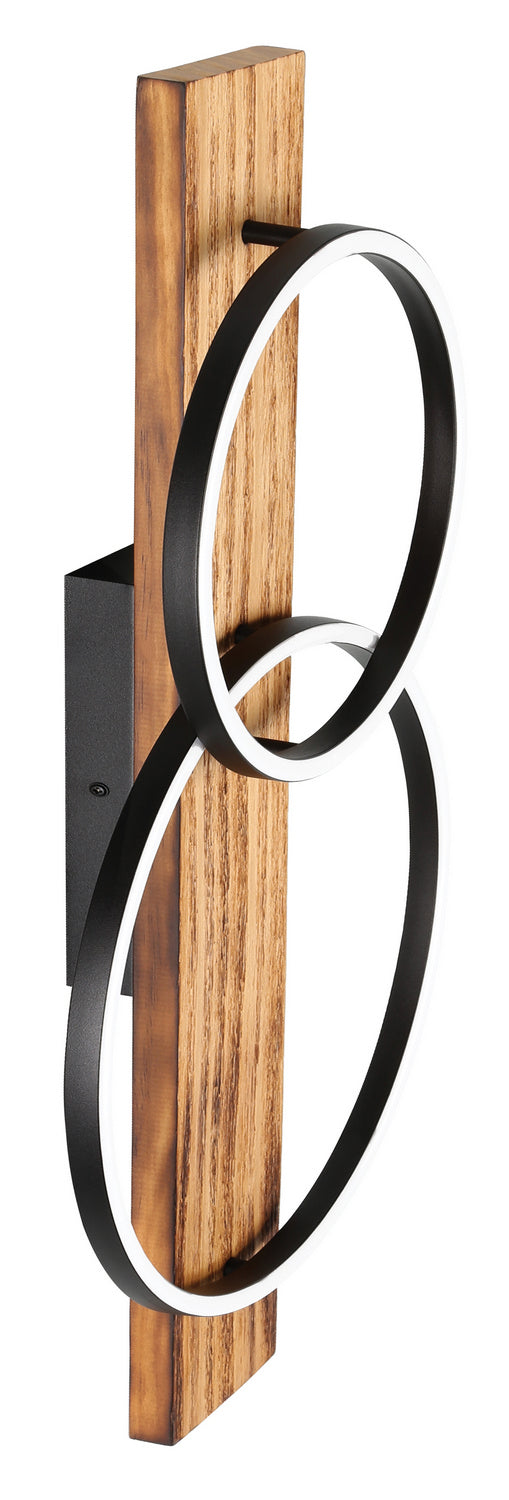 Boyal LED Wall or Ceiling Mount in Brushed Pine Wood - available from The Lighting Shoppe, trusted by Canadian homeowners