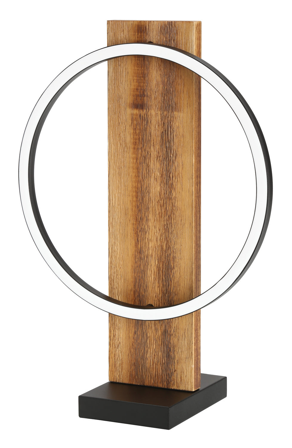 Boyal LED Table Lamp in Brushed Pine Wood - available from The Lighting Shoppe, trusted by Canadian homeowners