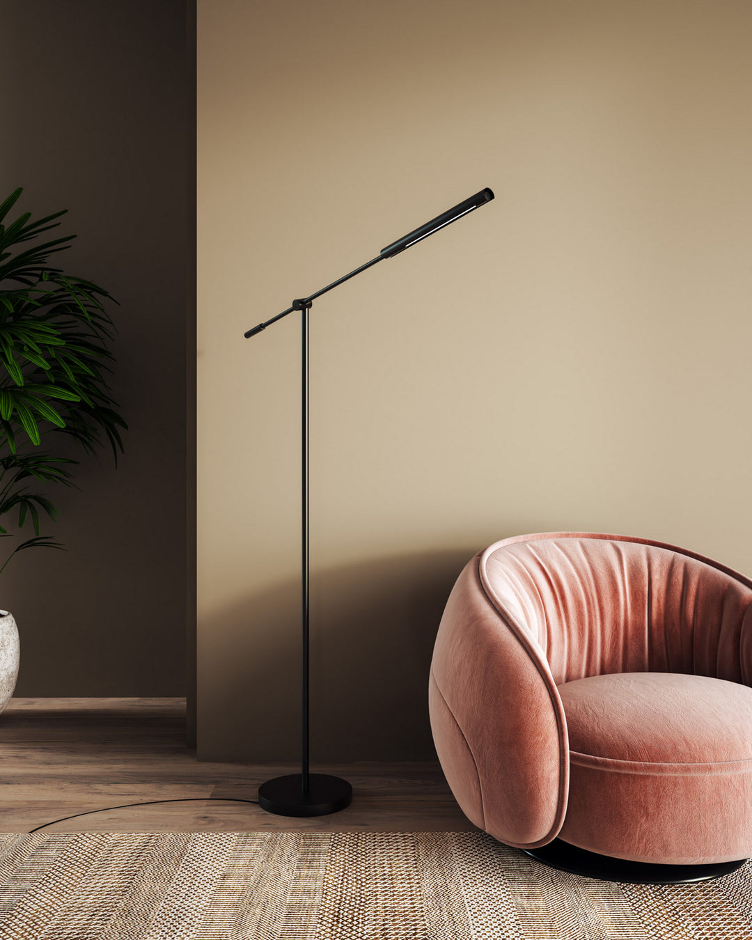 Alora Canada - FL316655UBMS - LED Lamp - Astrid - Metal Shade/Urban Bronze