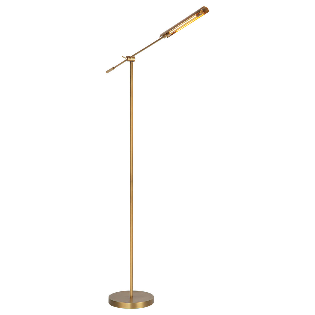 Alora Canada - FL316655VBMS - LED Lamp - Astrid - Metal Shade/Vintage Brass