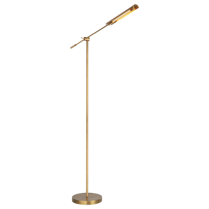Alora Canada - FL316655VBMS - LED Lamp - Astrid - Metal Shade/Vintage Brass