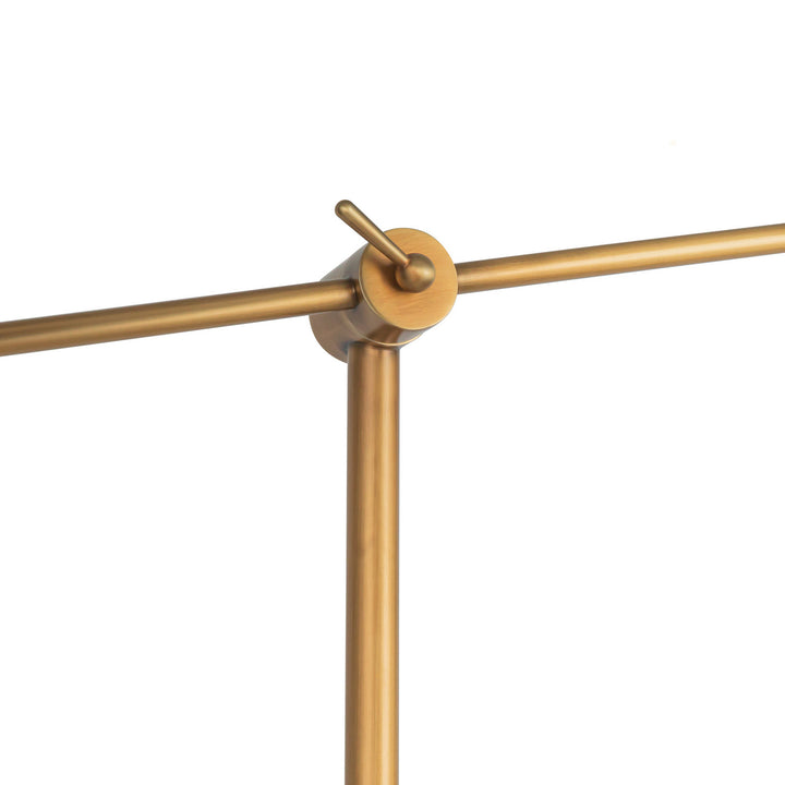 Alora Canada - FL316655VBMS - LED Lamp - Astrid - Metal Shade/Vintage Brass
