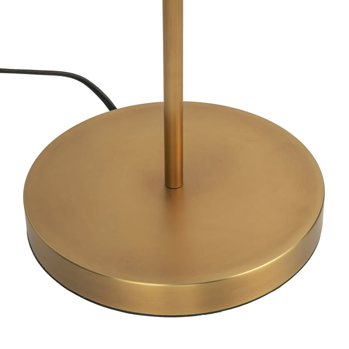 Alora Canada - FL316655VBMS - LED Lamp - Astrid - Metal Shade/Vintage Brass