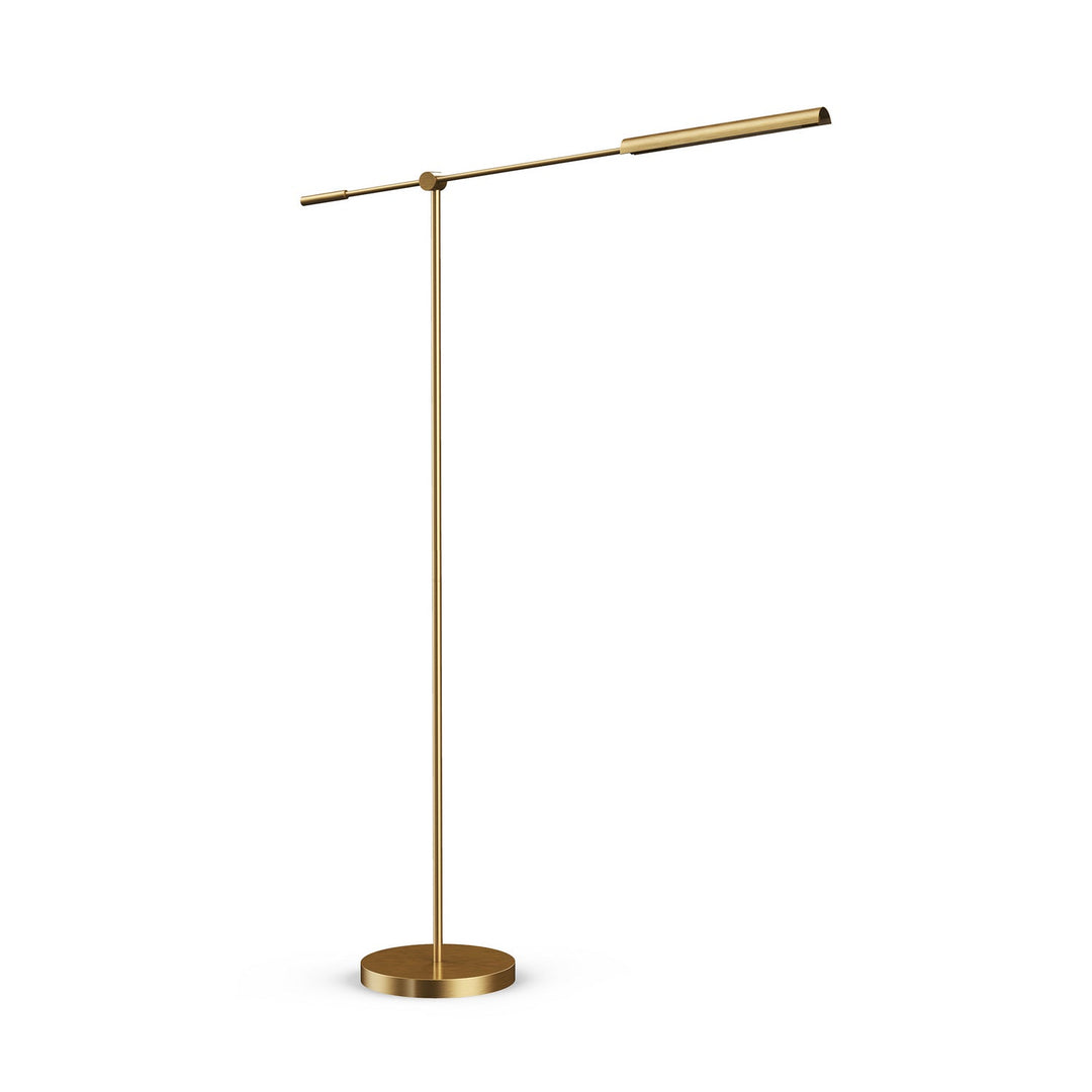 Alora Canada - FL316655VBMS - LED Lamp - Astrid - Metal Shade/Vintage Brass