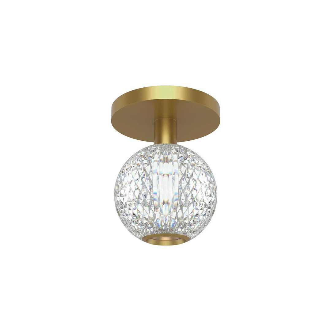 Alora Canada - FM321201NB - LED Flush Mount - Marni - Natural Brass