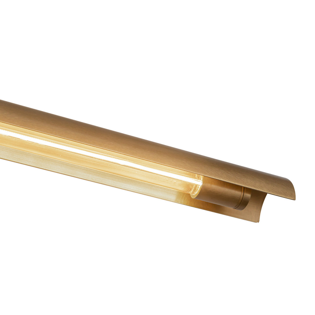 Alora Canada - MP316402VBMS - LED Pendant - Astrid - Metal Shade/Vintage Brass