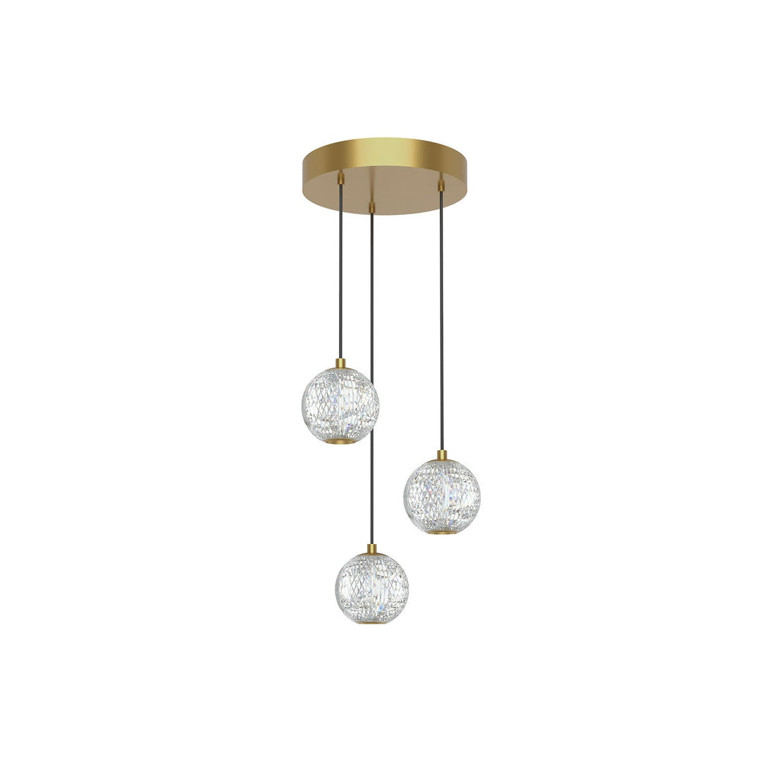 Alora Canada - MP321203NB - LED Pendant - Marni - Natural Brass