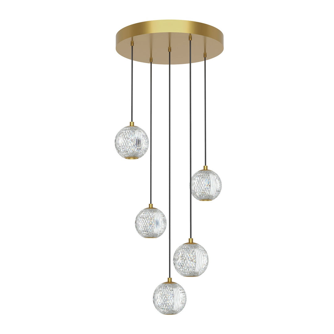 Alora Canada - MP321205NB - LED Pendant - Marni - Natural Brass