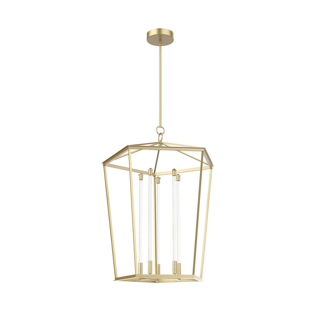 Alora Canada - PD317129NB - LED Pendant - Delphine - Natural Brass