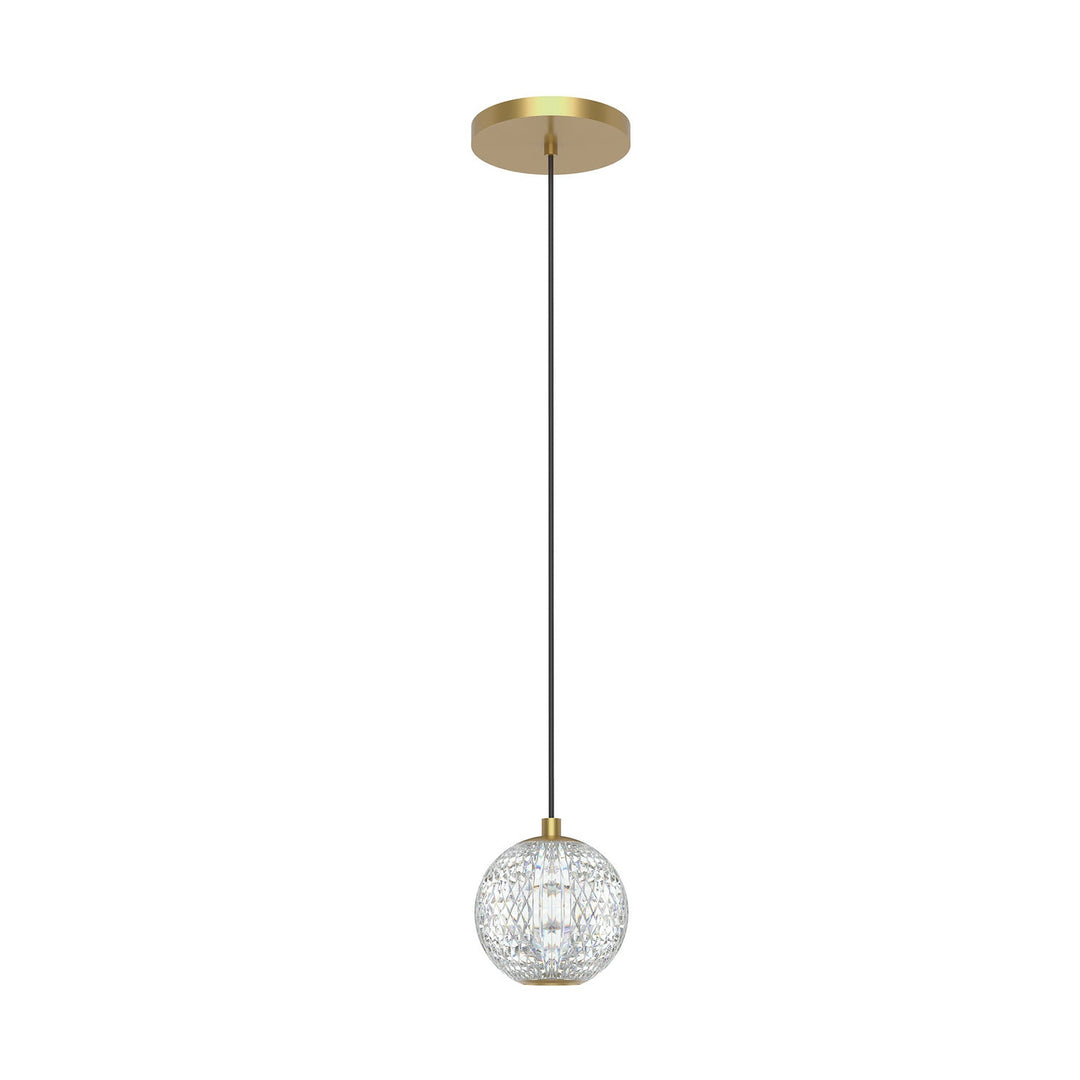 Alora Canada - PD321201NB - LED Pendant - Marni - Natural Brass